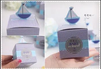 

creative sail boat/bee/ladybug/bowtie lovely DIY new marriage charm Shower Favor Candy Boxes Wedding Party Gift hold bag decor