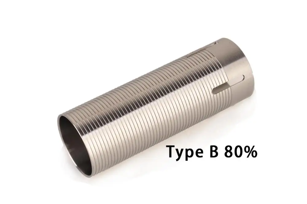 75% 80% цилиндр из нержавеющей стали для страйкбола - Цвет: Type B