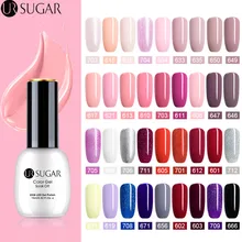 Ur Sugar 15 мл чистый цветной гель для ногтей лак розовый био-Гели Soak off УФ-гель для дизайна ногтей Лаки Полупостоянный лак гель маникюрный лак