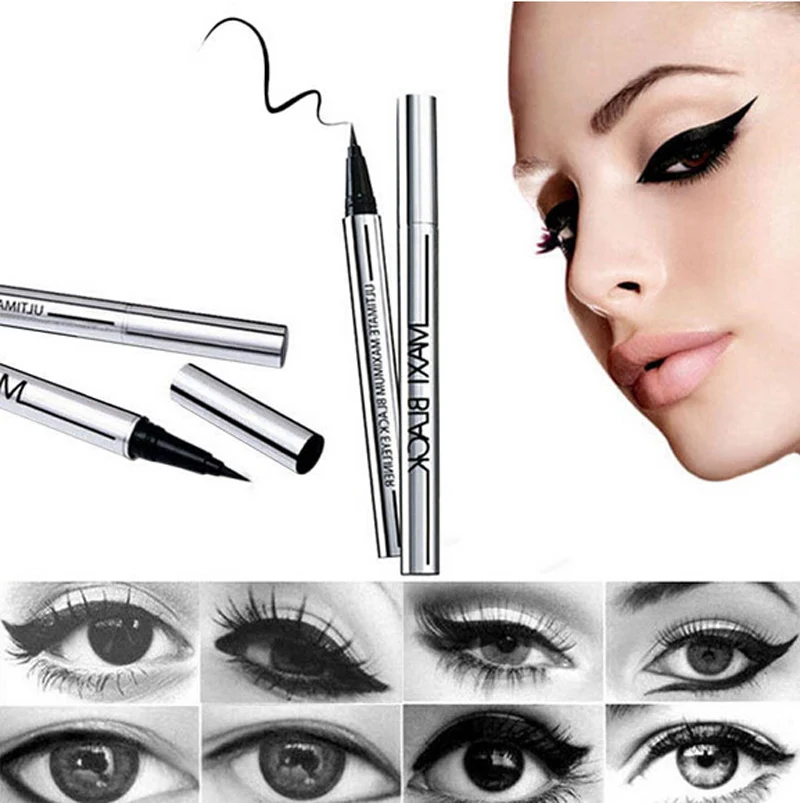 

1pcs Ultimate Black Liquid Eyeliner Long-lasting Waterproof Eye Liner Pencil Pen Nice Makeup Cosmetic Tools