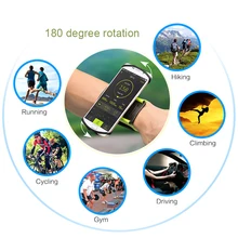 Универсальный вращающийся спортивный наручный чехол для телефона для бега фитнеса езды на велосипеде для 4-6 дюймовая крышка телефона чехол повязки