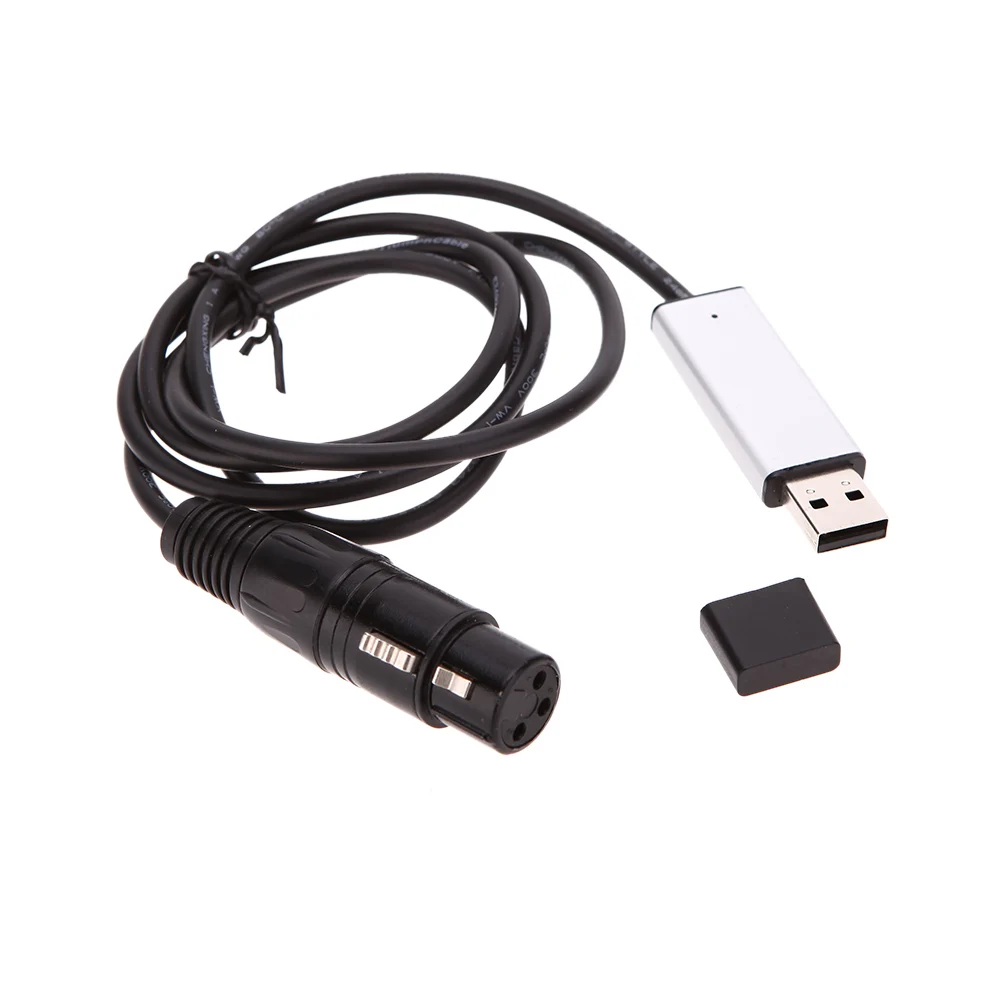 USB интерфейс Dmx адаптер пк регулятор сценического освещения диммер Dmx свет для дискотеки ди-джей сценический Свет USB кабель для передачи данных