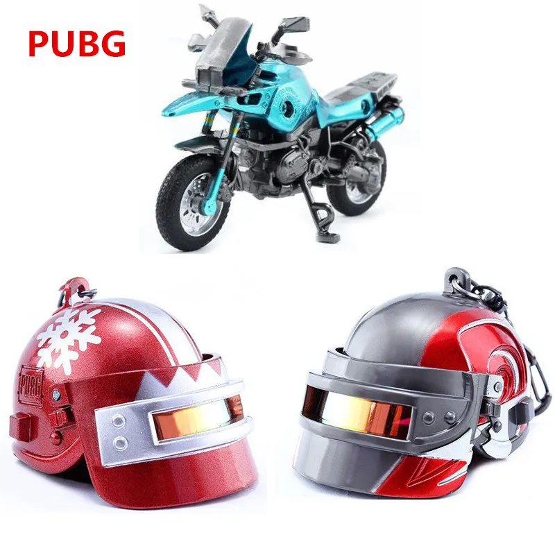  PUBG Game Playerunknown's Battlegrounds Cosplay Props Christmas Level 3 Helmet Armor Motorcycle Key