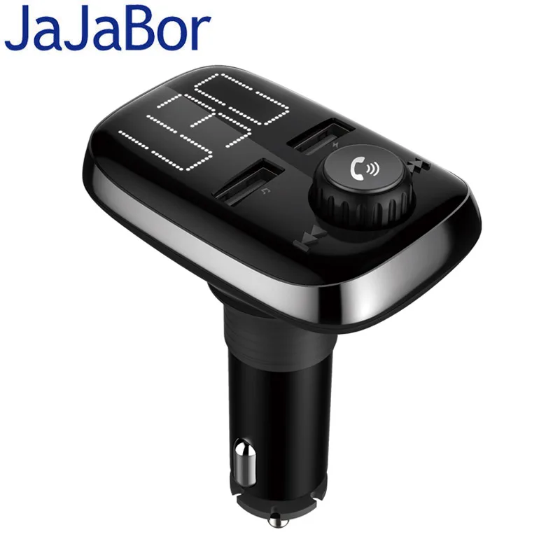 Автомобильный комплект с Bluetooth громкой связью JaJaBor fm передатчик AUX A2DP музыкальный