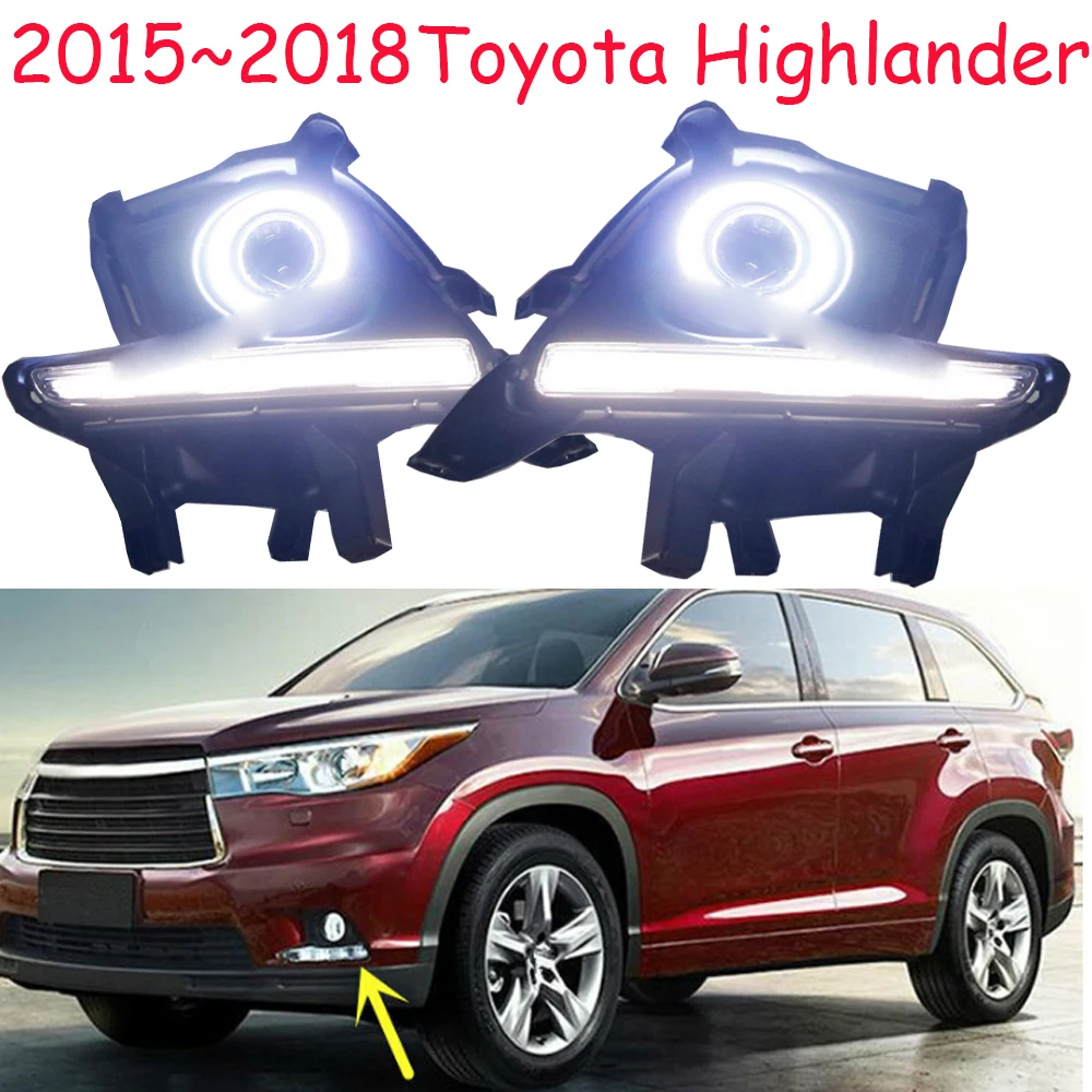 20152017 Highlander fog light,Free ship!Highlander headlight,camry