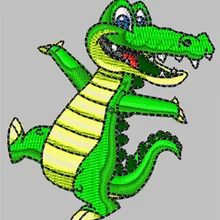 Высококачественная индивидуальная нашивка для животных crocodilee логотип с железной подложкой для куртки