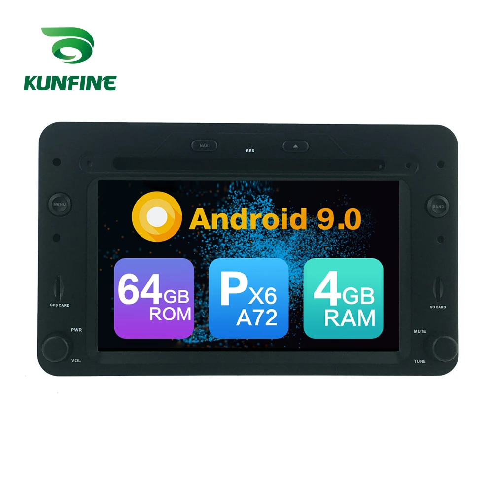 Best Android 9.0 Core PX6 A72 Ram 4G Rom 64G Car DVD GPS Multimedia Player Car Stereo For Alfa Romeo Spider 2006  radio headunit 1