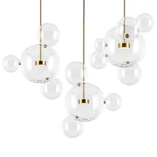 Modern Living Room Bedroom Dining Room Minimalist Restaurant Pendant light Nordic Clothing Decoration Glass Ball Pendant Lamp modern minimalist pendant light lamp nordic glass ball lamp home clothing ceiling decoration for living room bedroom dining room