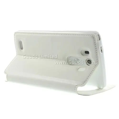Roar Korea Noble Quick Circle Leather Flip Cover for LG G3 D850 D855 LS990 - White