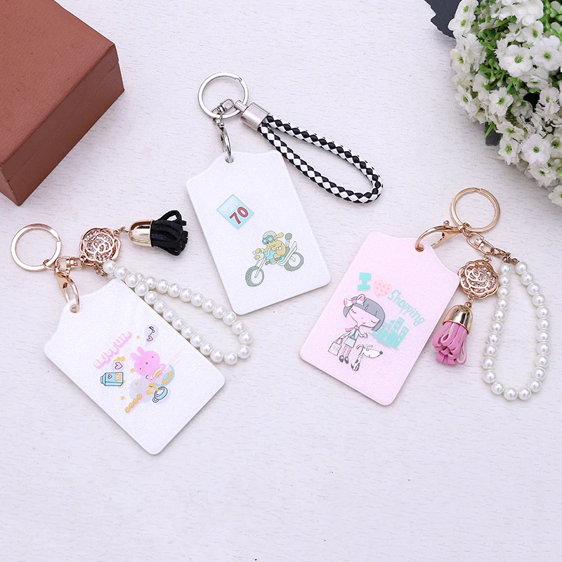 Download 1pcs Cute Popular Acrylic Keychain Keyring ID Badge Case ...