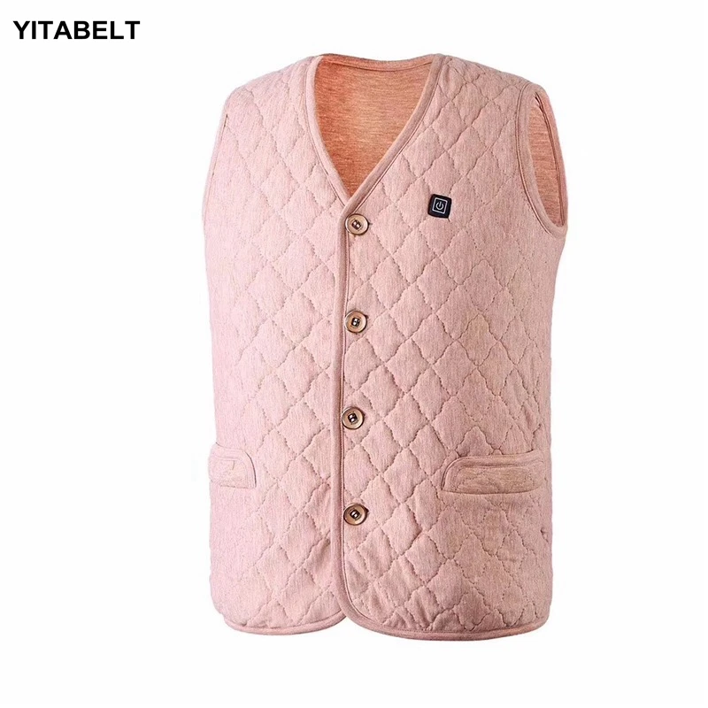 

USB Electric Vest Intelligent Temperature Control Warm Carbon Fiber Heating Clothing Men And Women Cotton Coat