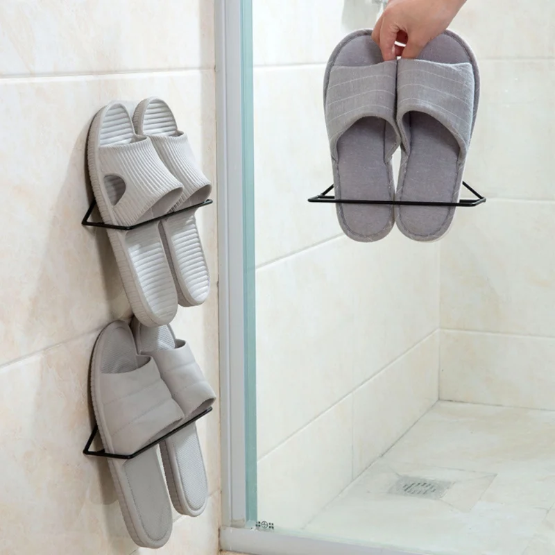 

Creative Portable Simple Shoe Rack Shoes Wall Hanger Shape Space Save Practical Shoe Shelf Hanger Shoes Organizers Storage Rack
