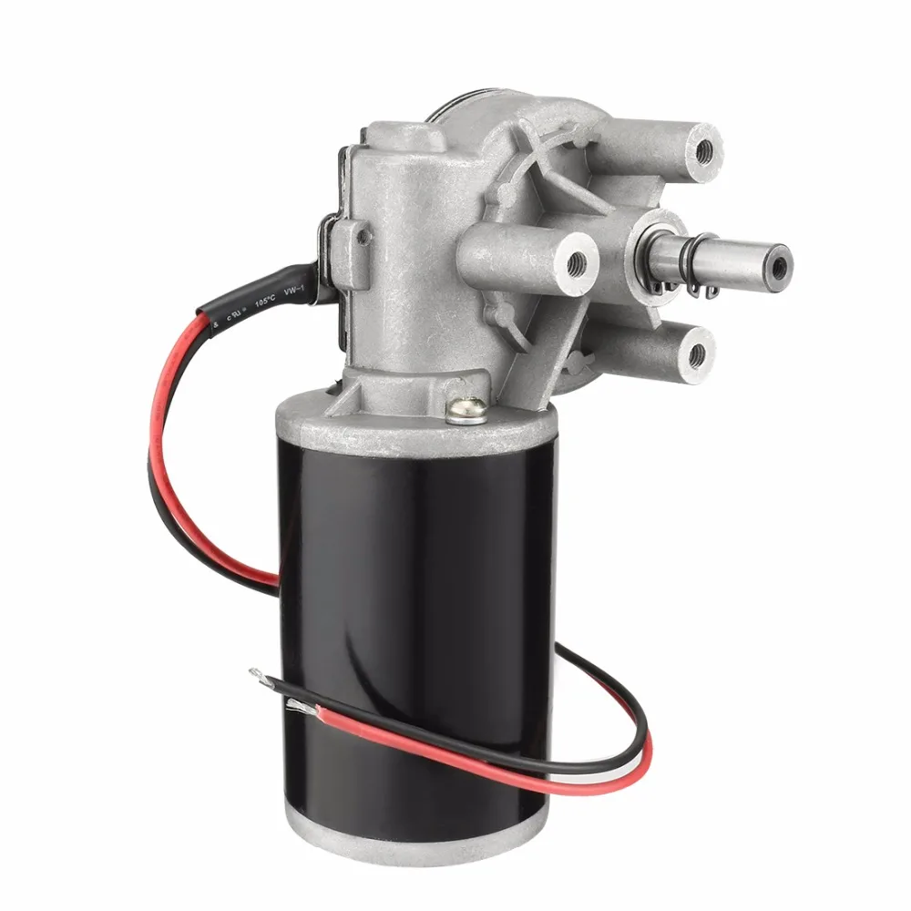 UXCELL JCF63L DC 36V 80W High Torque Reversible Electric Gear Motor 40RPM Silver Tone Black High Quality UXCELL JCF63L DC 36V 80W High Torque Reversible Electric Gear Motor 40RPM Silver Tone Black High Quality