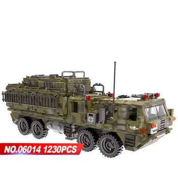 

Modern military ww2 across battlefield Scorpio heavy truck batisbricks moc building block ww2 army figures weapons bricks toys