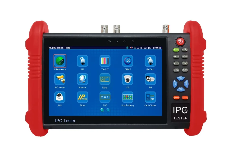 7 дюймовый IPS сенсорный экран 4K H.265 IP Full камера тестер 8 Гб SD (мультиметр локатор
