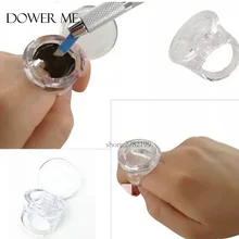 Держатель пигмента чернил Регулируемый кристаллический чашки кольца татуаж ресниц краски аксессуары