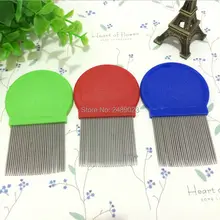 200 шт./партия,, набор расчески, Терминатор, гребень для вшей, не содержит волос для детей, металлические зубы из нержавеющей стали