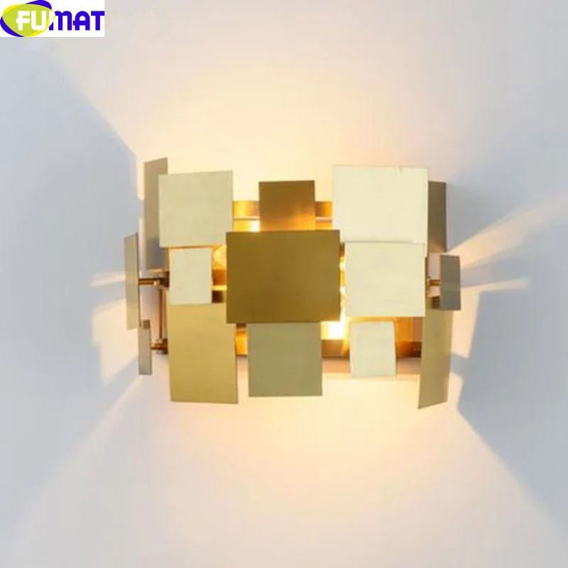 Us 2340 10 Di Scontofumat Oro In Acciaio Inox Lampade Da Tavolo Arte Moderna Lampada Da Tavolo Design Pezzo Quadrato Deformabile Applique Da