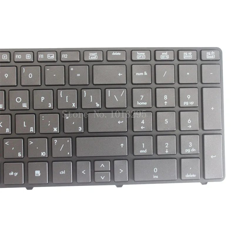  Russian Laptop Keyboard for HP Elitebook 8560W 8570W RU without Backlit Keyboard