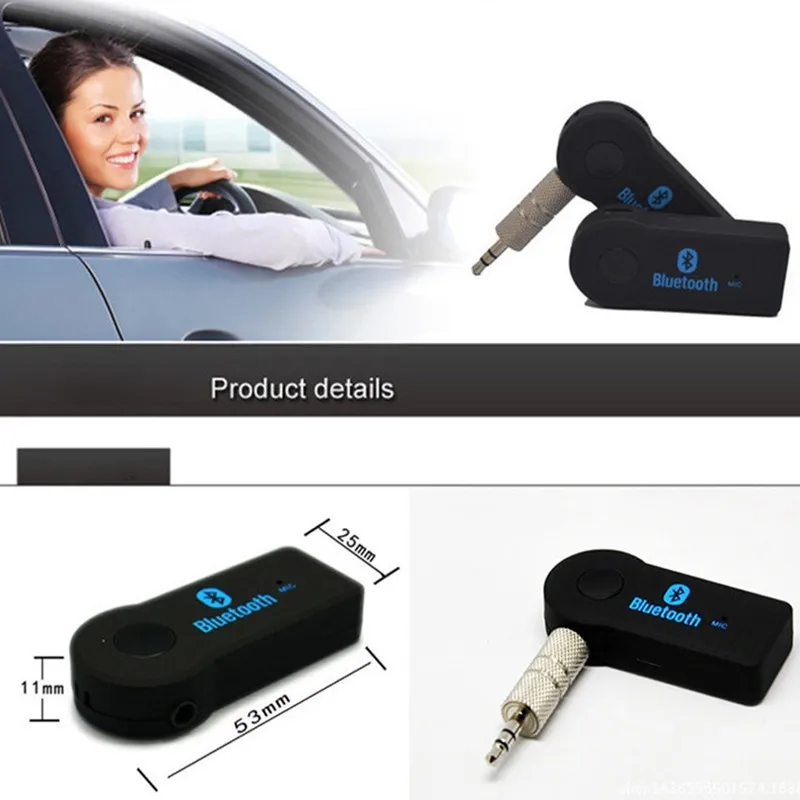 Для адаптеры Bluetooth 3 5 мм аудио для ресивер стерео портативных ПК автомобиля