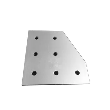 

1pcs 4080 40x80 7 hole L type 90 Degree Joint Board Plate Corner Angle Bracket Connection for Aluminum Profile