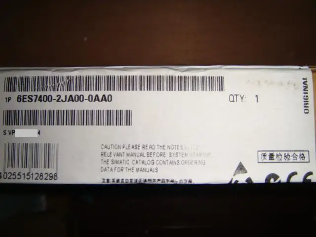 И UR2 корыто дно для SIE 6ES7400-2JA00-0AA0* есть, пожалуйста, свяжитесь с нами для реального фото