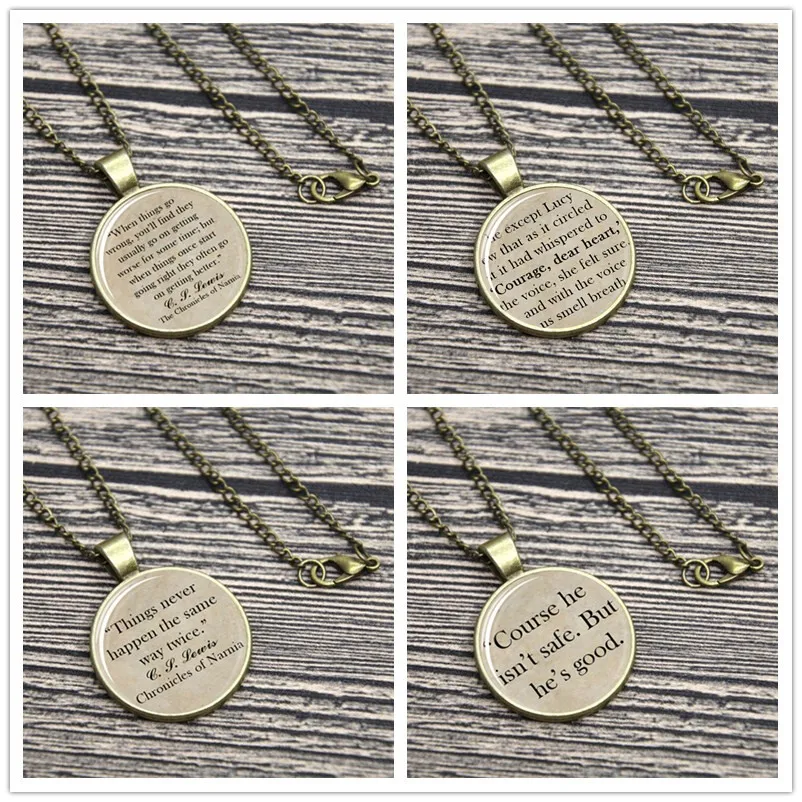Conles of Narnia Quote Necklace Keyring Aslan, C. S. Lewis Wrong Will Be Right keychain
Conles of Narnia Quote Necklace Keyring Aslan, C. S. Lewis Wrong Will Be Right keychain