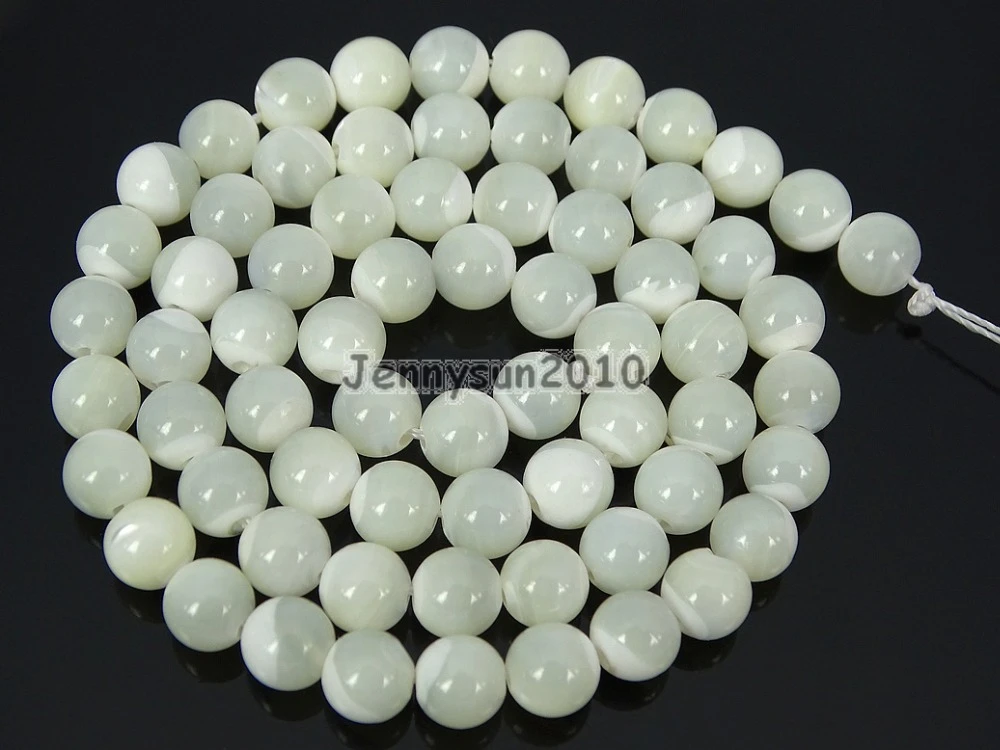 6mm Pretty Mixed Natural Shell MOP Round Shape Gemstone Loose Beads Strand 15" 6mm Pretty Mixed Natural Shell MOP Round Shape Gemstone Loose Beads Strand 15"
