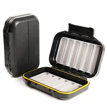 Горячая 136*86*36 мм ловля нахлыстом Водонепроницаемая маленькая Рыболовная Снасть набор аксессуаров для рыбалки привязанный рыболовный крючок для хранения рыболовных снастей