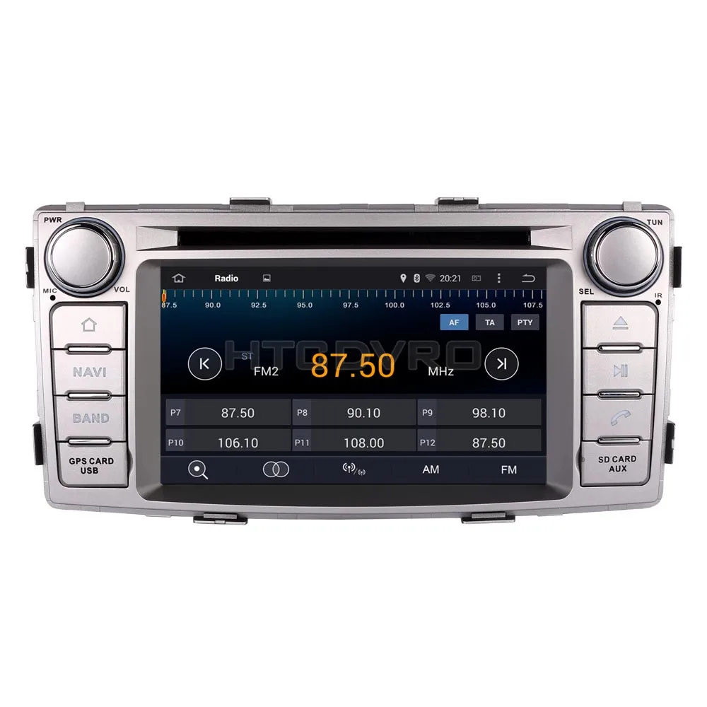 Discount YMODVHT 6.2inch 4G Octa Core Android 9.0 7.1 Car DVD Player for Toyota Hilux 2012- GPS Auto RDS Radio Audio Video Stereo 4