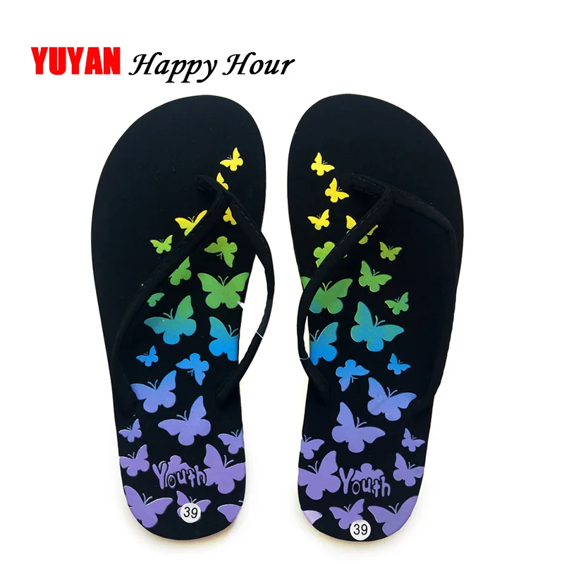 

New 2019 Women's Summer Beach Flip Flops Lady Slippers Women Summer Shoes for Women Flat Heel Casual Brand Shoes