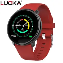 Luoka relógio inteligente m31 tela cheia toque ip67 à prova dip67 água múltipla modo de esportes diy bluetooth smartwatch face suporte ios android