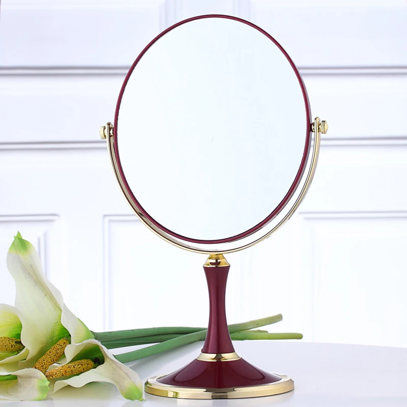 Beauty Makeup Cosmetic 8 Inch 3x Magnification Round Oval Makeup Mirror