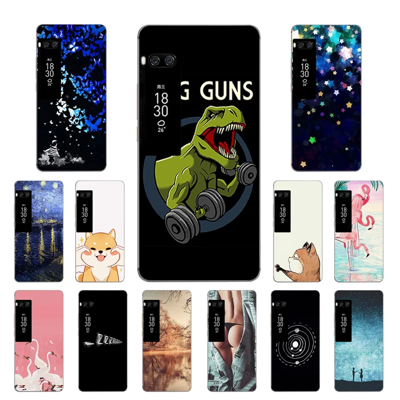 Phone Cases for Meizu Pro 7 Plus Case BIG GUN Printing Back Cover Fundas Soft Silicone TPU Ultra Thin Covers Capa |