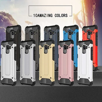 

50pcs Shockproof Dual Layer Armor Case For Samsung Galaxy A8S A6S A70 A60 A50 A40 A30 A20 A10 M30 M20 A20E A10E PC+TPU Cover