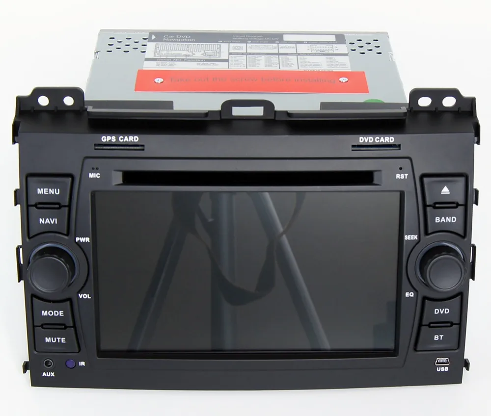 Sale 7" HD 1024*600 4 Core Android 6.0 Car DVD GPS Radio Video Player for Toyota Land Cruiser Prado 120 2004 2005 2006 2007 2008 2009 2