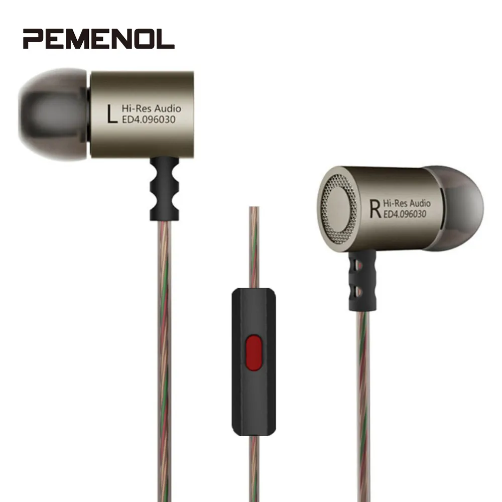 

Original KZ ED4 Headphone HiFi Stereo With Mic Headset 3.5mm In-Ear Wired Control Earphone KZ Noise Reduction Earbuds For Phone