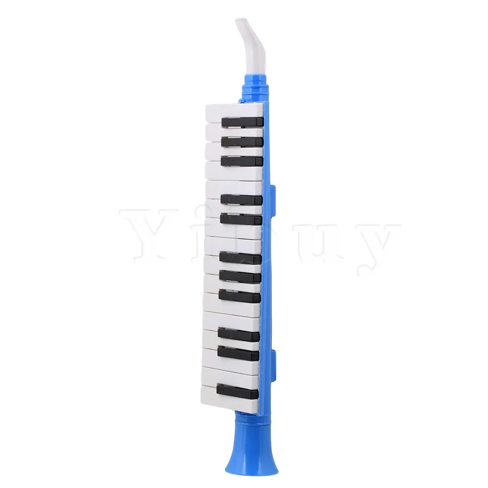 Yibuy голубой легкий 27 клавиш Note Melodica Wind Piano Mouth орган из пластика|mouth organ|keys melodicakey