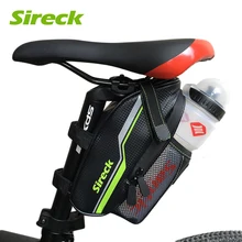 Sireck велосипедная Сумка водонепроницаемая велосипедная сумка на заднее сиденье с карманом для бутылки воды велосипедная седельная сумка Pannier Аксессуары для велосипеда