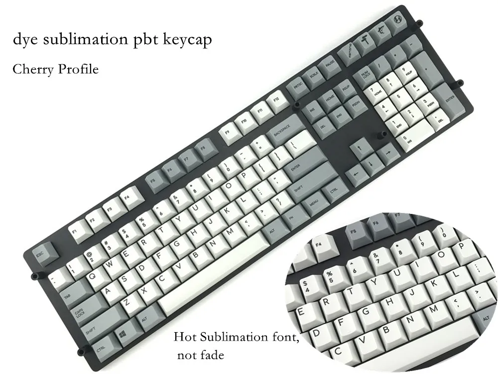 Cool Jazz pbt Cherry mx механическая клавиатура, колпачки для ключей, 151 клавишный краситель, профиль вишни, 1,75 клавиши переключения iso для Corsair STRAFE K65