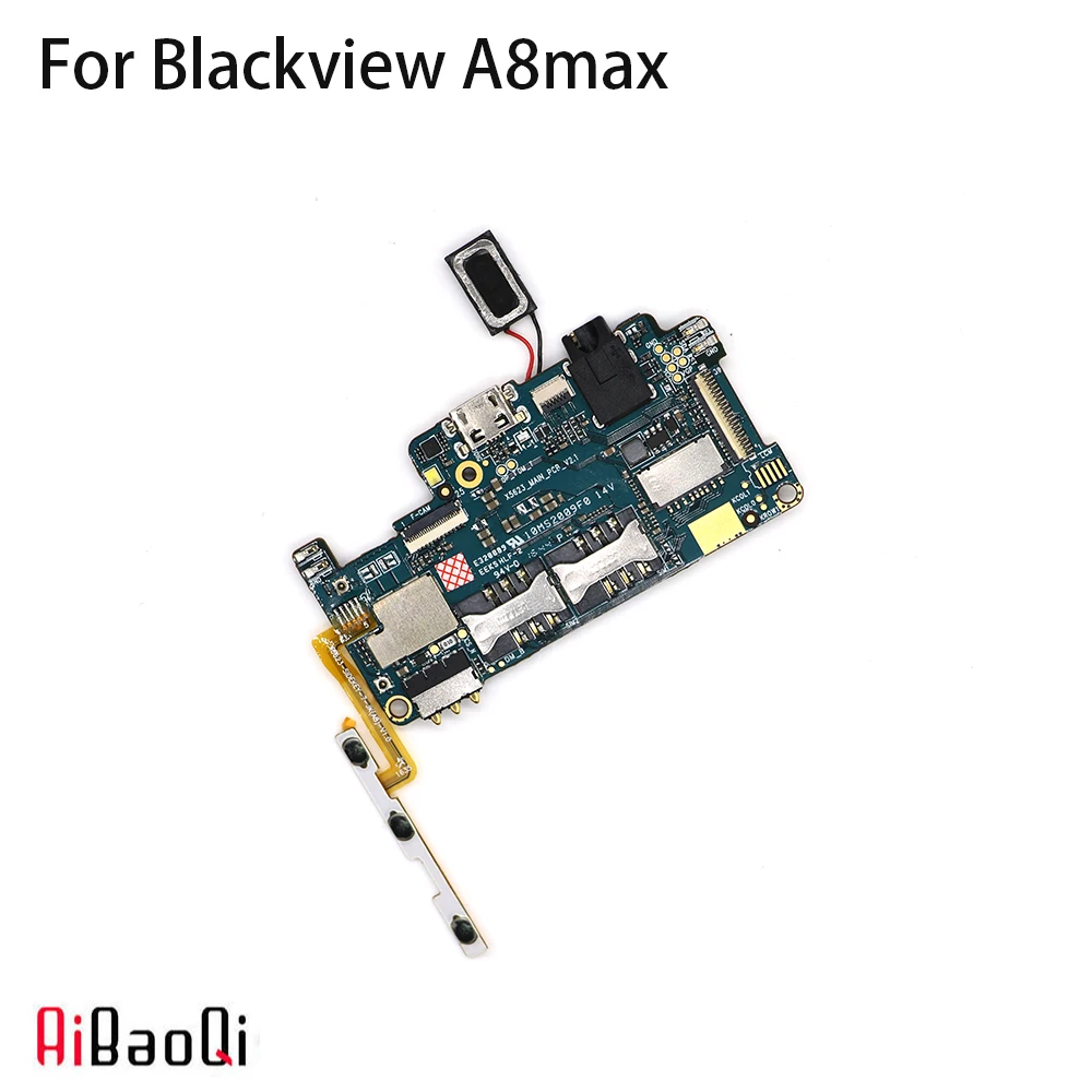 Оригинальная материнская плата 2 ГБ + 16 с гибким кабелем для телефона Blackview A8 Max