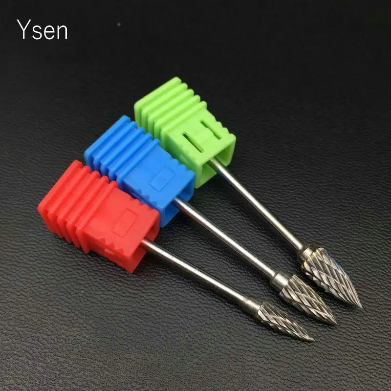 

Tungsten Carbide Nail Drill Bit 3/32" Bits For Manicure Pedicure Electric Drill Accessories Nail Tools Milling