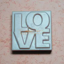С надписью Love для мамы, силиконовая форма для мыла ручной работы 3d силиконовая форма «сделай сам» Искусно сделанные формы S184
