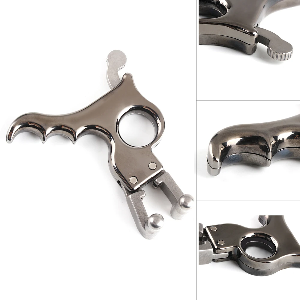 

6-16MM Stainless Steel Hand-held Slingshot Release Slingshot Trigger Device DIY Accessories Hunting Shooting