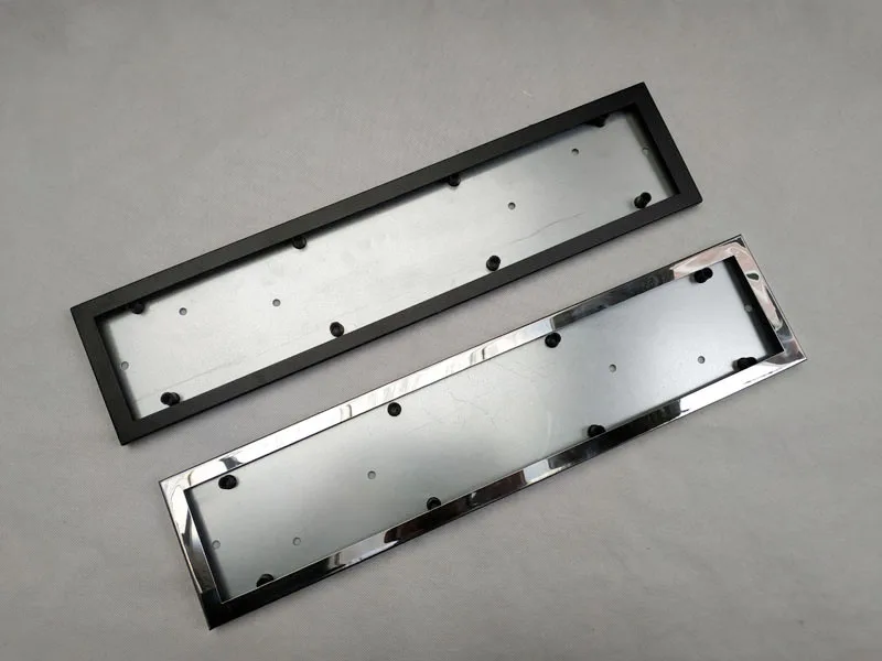 1pcs Car License Plate Frame metal frame Car License Plate Frame Number plate Holder Fit EU Vehicles Standard Car Styling (4)