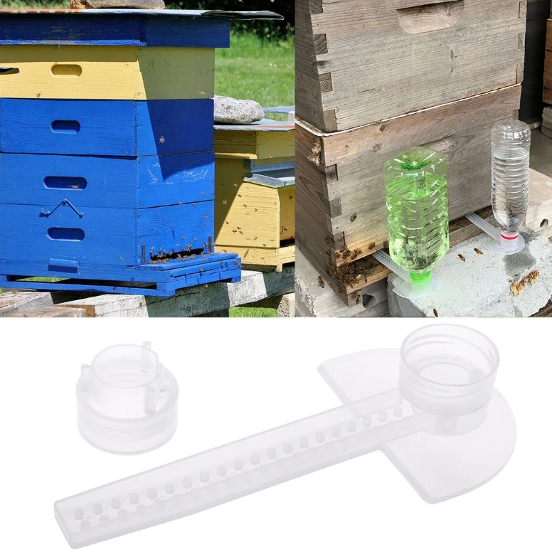

10pcs Plastic Beehive Feeder Bee Drinking Fountains Beekeeper Hive Tool