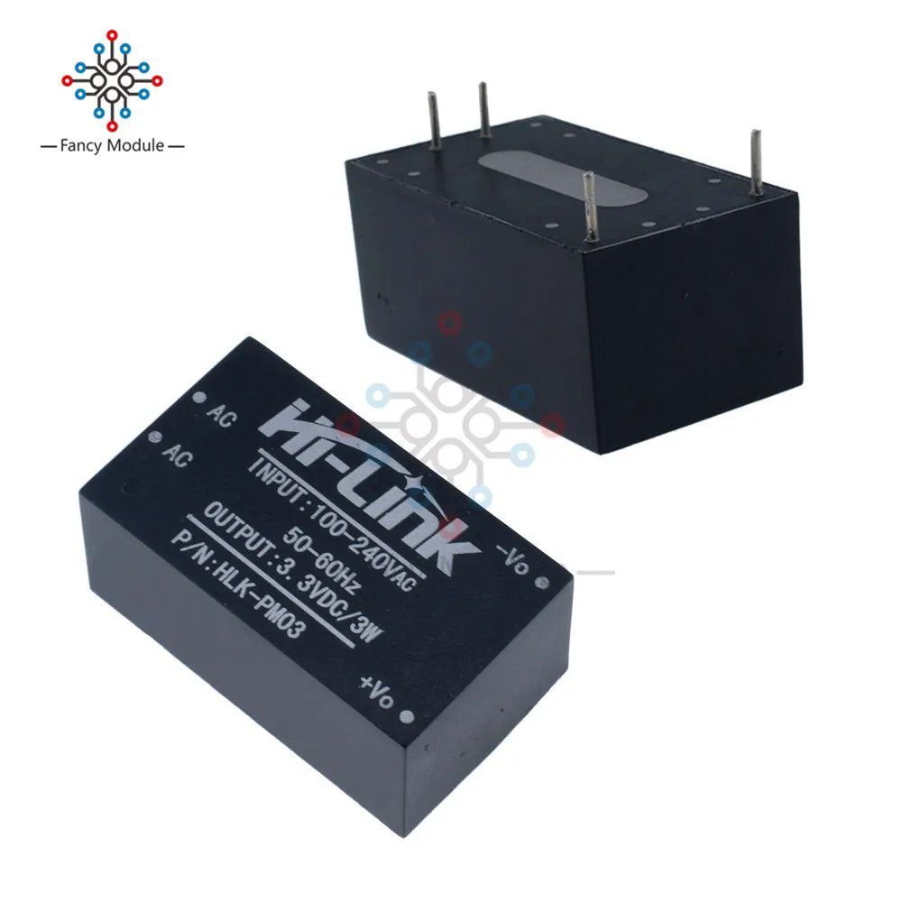

HLK-PM03 AC-DC 220V to 3.3V Step Down Buck Isolated Power Supply Module Power Boots Converter