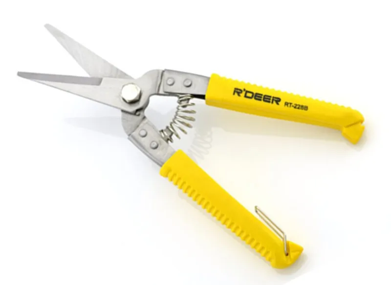 RDEER 8 ''/200 мм Прямые Ножницы Из Нержавеющей Стали Сад Ножницы Sharp Прочный Садоводство Ножницы Ручной Инструмент