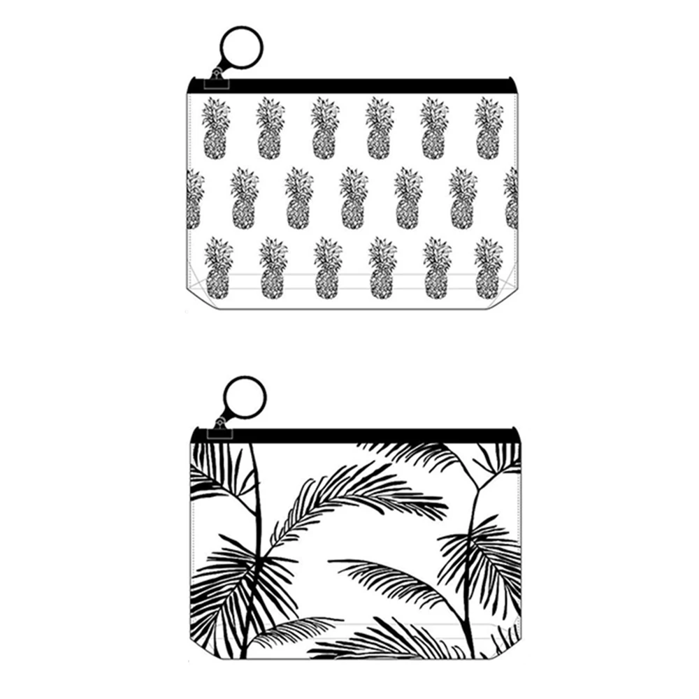  New PVC Makeup Zipper Cosmetic Bag Pouch Pencil Pen Case Clear Toiletry Holder Makeup Organizer Bat