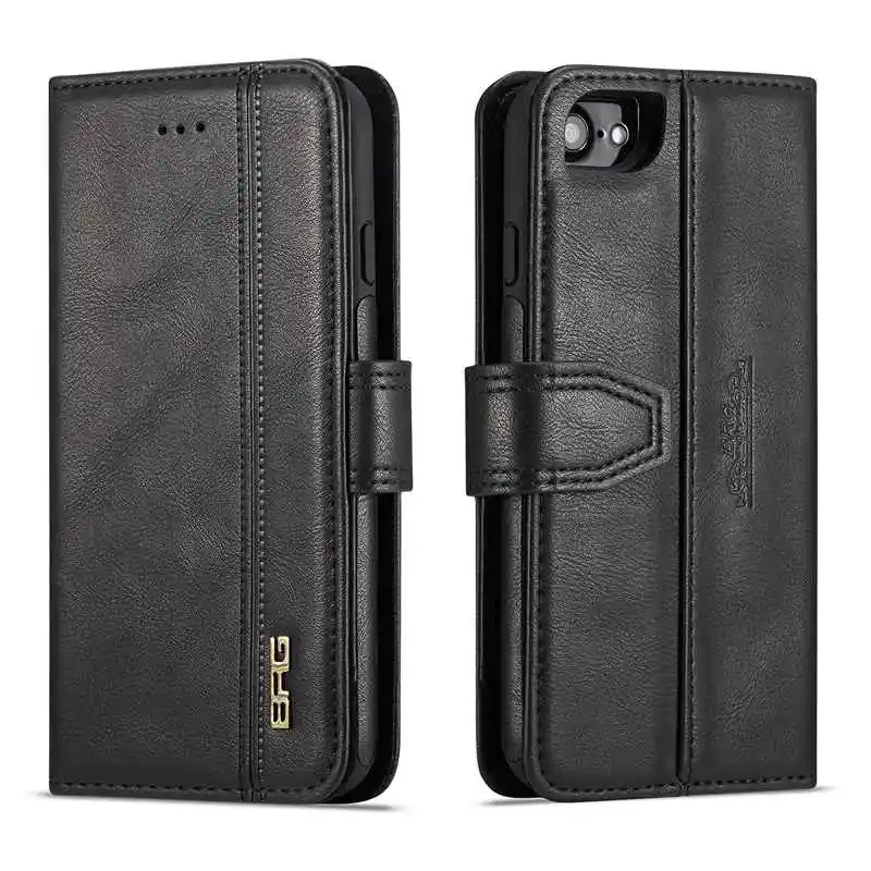 

Magnetic Case For iPhone 7 8 Plus Wallet Case PU Leather Separable Back Cover Flip Case for iPhone 7/8 Plus Capinhas